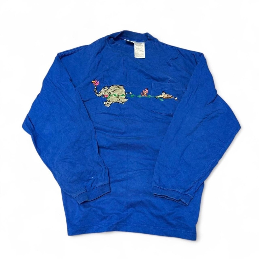 George of the jungle disney  vtg 90s promo long sleeve shirt